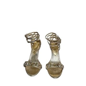 Baby Phat Gold Strappy Sandals Size 8.5 M